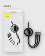 Baseus 3 in 1 Cable Micro Lightning Type-C 1.2M