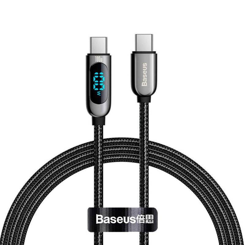 Baseus Display Fast Charging Type-C to Type-C Data Cable 100W 1M