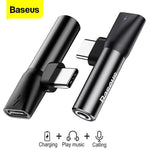 Baseus L41 Type C to Type C and Audio Converter