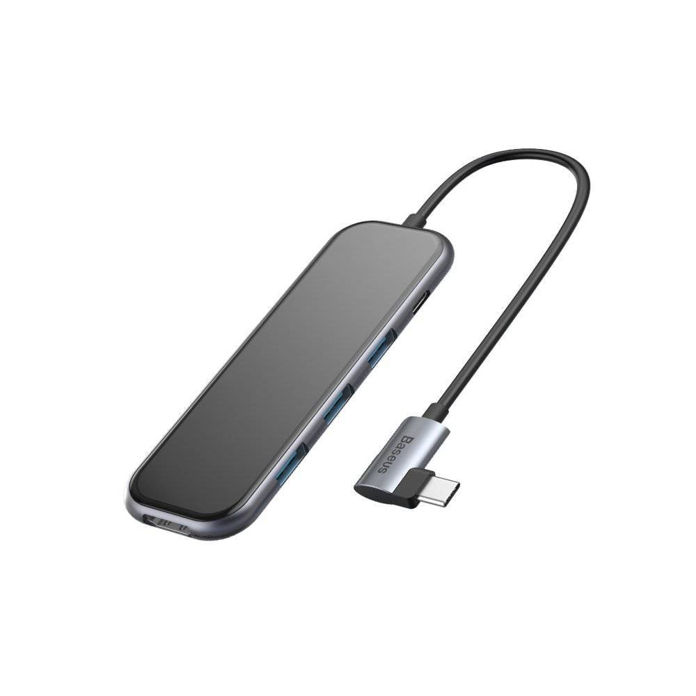 Baseus Multi-Functional Hub Type-C to 3x USB3.0 HDMI 4K PD Deep Grey