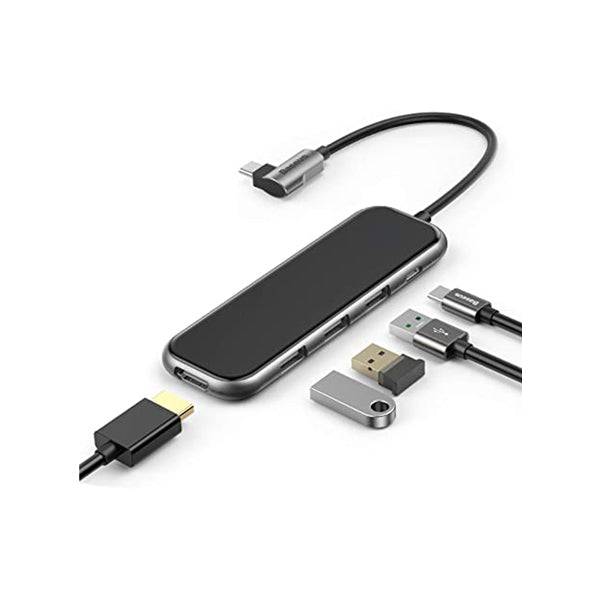 Baseus Multi-Functional Hub Type-C to 3x USB3.0 HDMI 4K PD Deep Grey