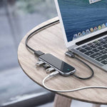 Baseus Multi-Functional Hub Type-C to 3x USB3.0 HDMI 4K PD Deep Grey