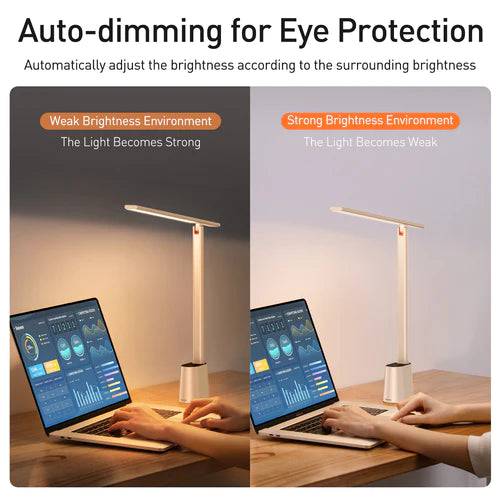Baseus Smart Eye Series Charging Folding Reading Desk Lamp White