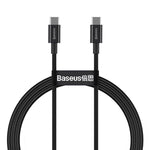 Baseus Type C to Type C Cable 100W 1 meter Black