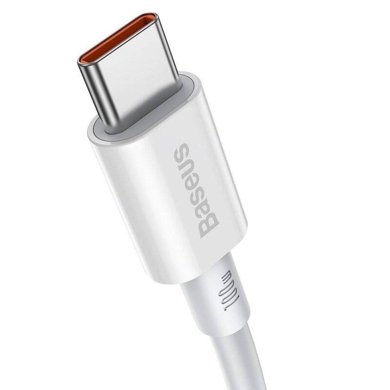 Baseus Type C to Type C Cable 100W 1 meter White
