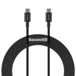 Baseus Type C to Type C Cable 100W 2 meter Black