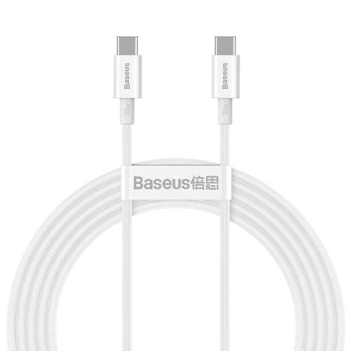 Baseus Type C to Type C Cable 100W 2 meter White