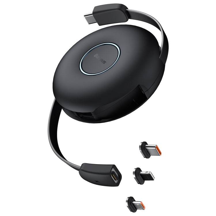 Baseus Zinc Magnetic Retractable 3 in 1 Data Cable