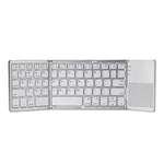 Foldable Bluetooth Keyboard With Touch Pad B033 English Arabic