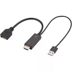 Hdmi to Display Port Adapter USB Powered - TQ STORE