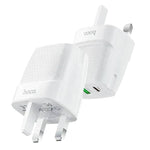 Hoco C85B Wall Charger PD20W QC3.0 UK Plug