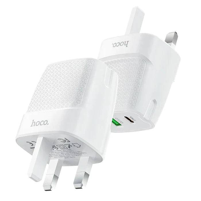 Hoco C85B Wall Charger PD20W QC3.0 UK Plug