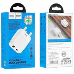Hoco C85B Wall Charger PD20W QC3.0 UK Plug