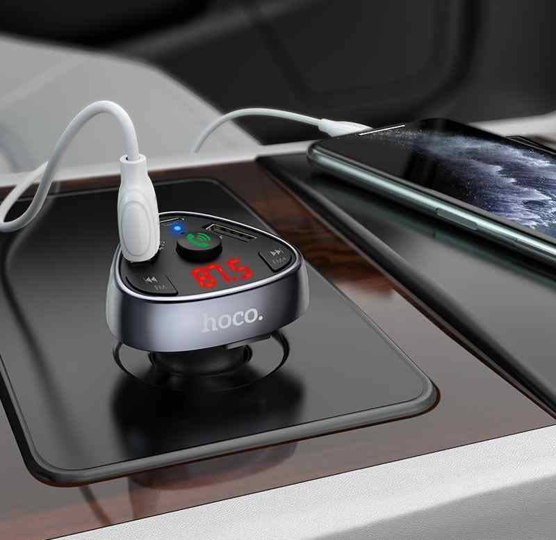 Hoco E51 Car Charger BT FM Transmitter Type-C 18W