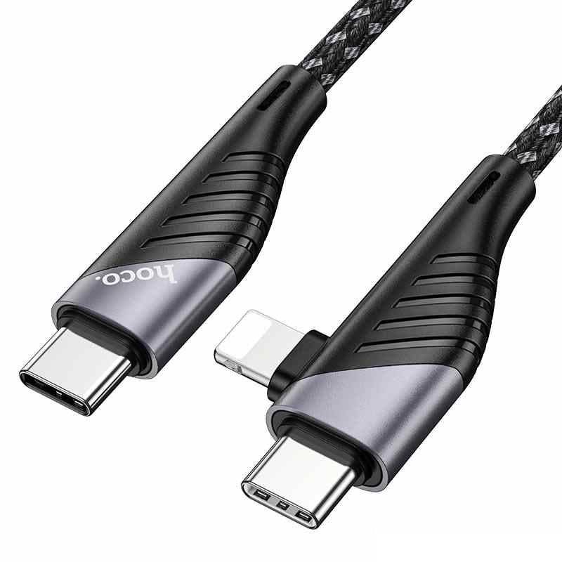 Hoco U95 2-in-1 PD Cable Type-C Lightning to Type-C