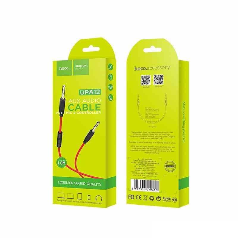 Hoco UPA12 3.5mm Audio AUX with Microphone Cable