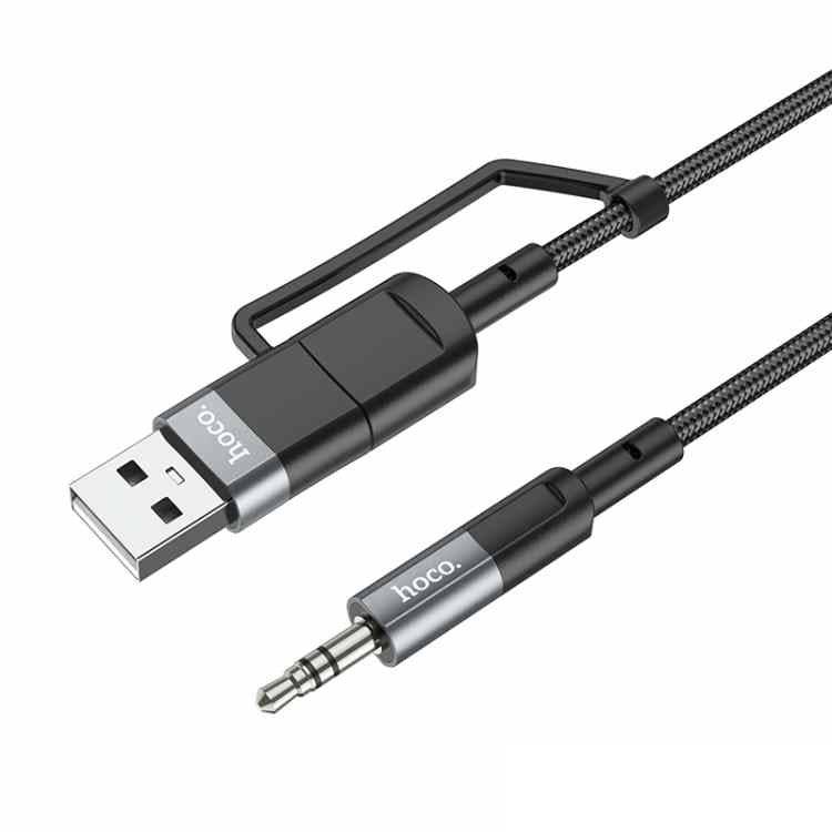 Hoco UPA23 2 in 1 Type-C USB Digital Audio Conversion Cable