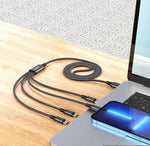 Hoco X76 4in1 Cable Lightning Type-C Micro