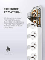 Ldnio 2500W Power Extension 4 USB-A Ports 4 Power Sockets SC4408