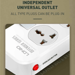 Ldnio 2500W Power Extension 4 USB-A Ports 4 Power Sockets SC4408