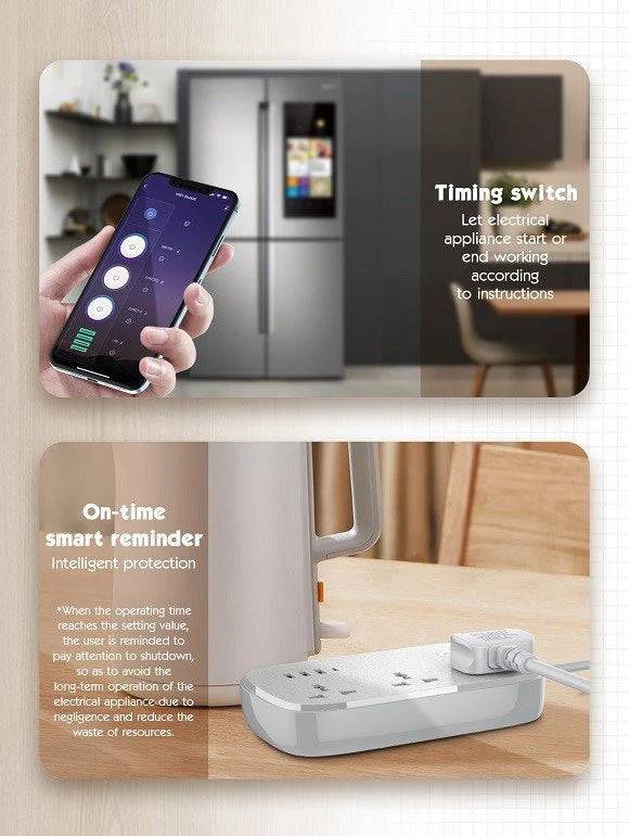 LDNIO SCW3451 WiFi Smart Power Strip 3 Outlets PD QC3.0