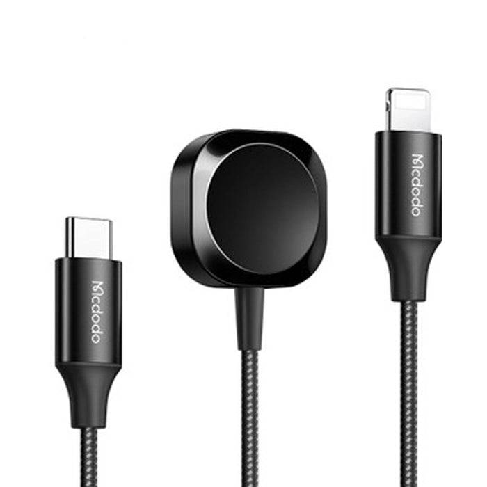 Mcdodo 29W 2-in-1 Magnetic Apple Watch Type-C to Lightning Wireless Charger CH-2980