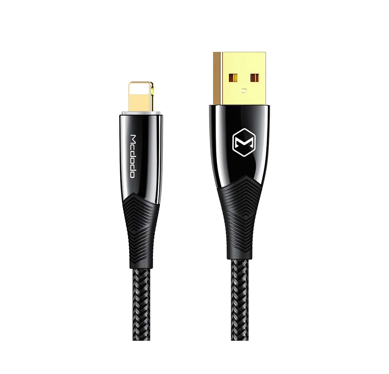 Mcdodo CA-8060 Gold Plated Auto Power Off Lightning Cable 1.2m