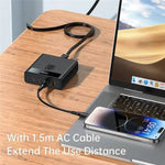 MCDODO CH-180 MDD Type-C PD 100W Fast Charger Station 4-in-1 Desktop GaN Phone Charger - UK Plug - TQ STORE