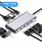 Mechzone 11 in 1 USB-C Hub Docking Station Type-C Adapter - TQ STORE