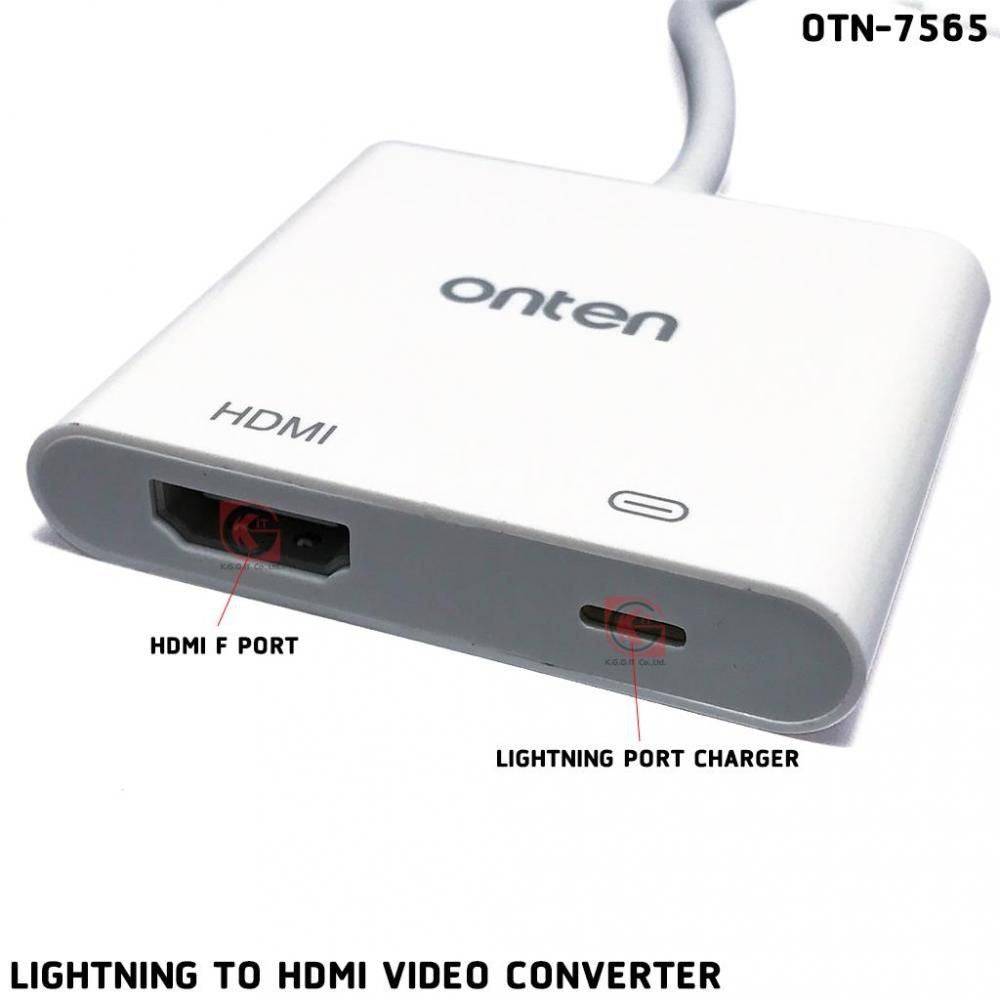 Onten 7565 Lightning to HDMI Adapter