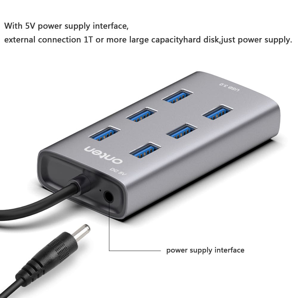 Onten 8108 USB 3.0 Hub 7 Port