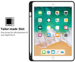 PU Leather Smart Cover with Magnetically Detachable Bluetooth Keyboard with Pencil Holder for IPAD MINI 6 - TQ STORE