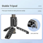 Q18 Desktop Selfie Stick Tripod with Fill Light Tripod Gimbal Stabilizer - TQ STORE