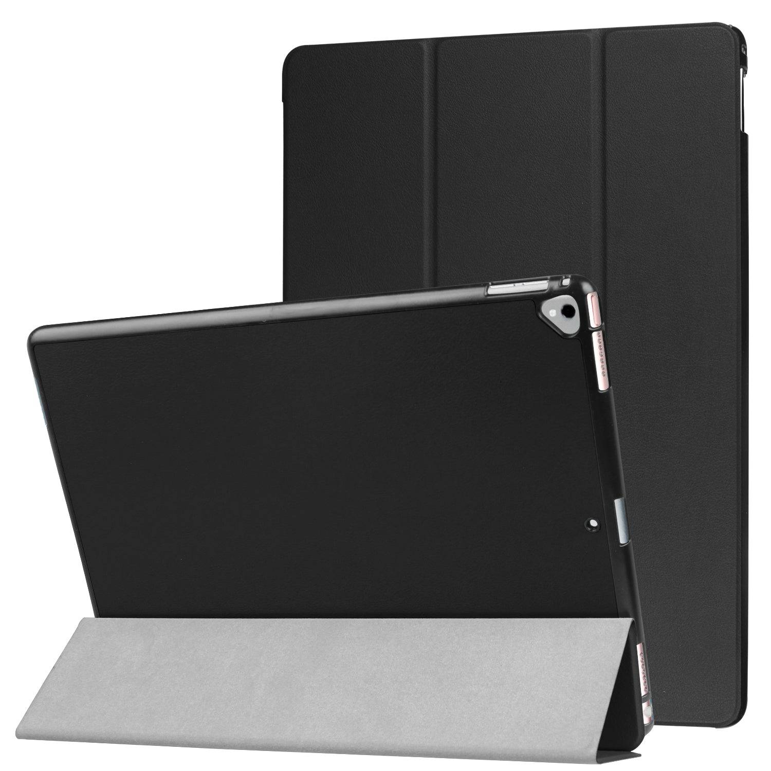 Tablet Protective Case Compatible with iPad Pro 12.9″ 2017/2015 Tablet Case Lightweight Trifold Stand PC Hard Back Cover with Trifold & Auto Wake, Sleep Tablet PC Flip Cases - TQ STORE