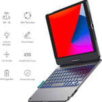 Wiwu Waltz Rotating Wireless Keyboard For iPad 11 inch Arabic English
