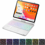 F17 Wireless Keyboard Case 360 Degree Rotation Arabic English ( iPad Not Included ) - TQ STORE