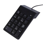 USB Numeric Keypad 18-Key Mini Numpad for Laptop Desktop
