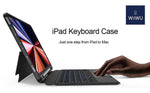 WiWU Combo Magnetic Detachable Keyboard Case For iPad Pro 12.9 inch Arabic English